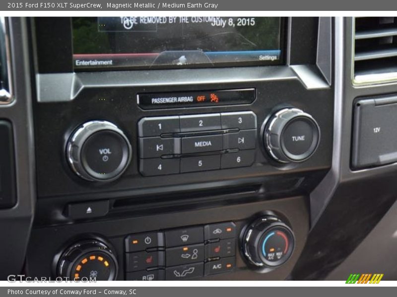 Magnetic Metallic / Medium Earth Gray 2015 Ford F150 XLT SuperCrew
