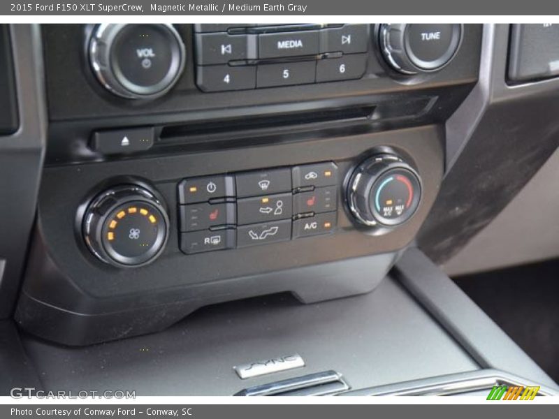 Magnetic Metallic / Medium Earth Gray 2015 Ford F150 XLT SuperCrew