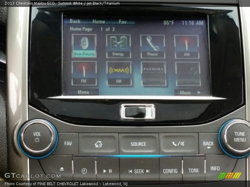 Summit White / Jet Black/Titanium 2013 Chevrolet Malibu ECO