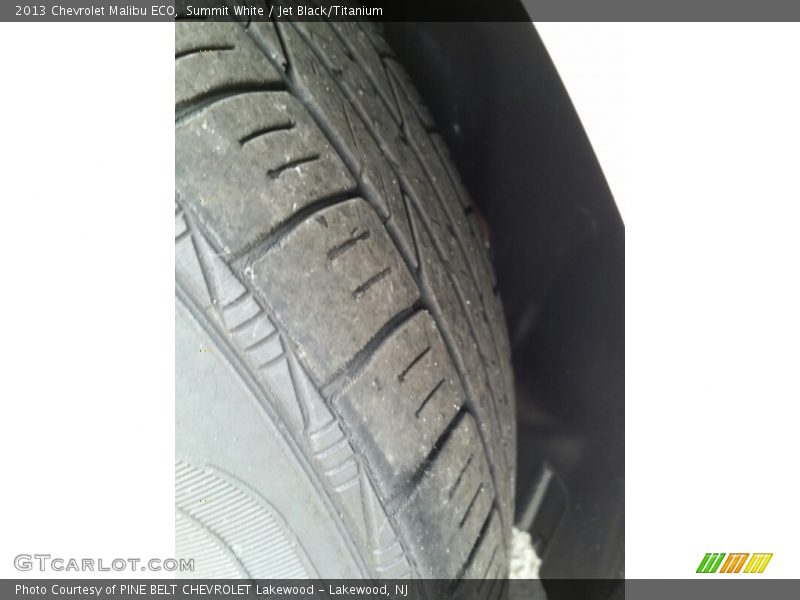 Summit White / Jet Black/Titanium 2013 Chevrolet Malibu ECO