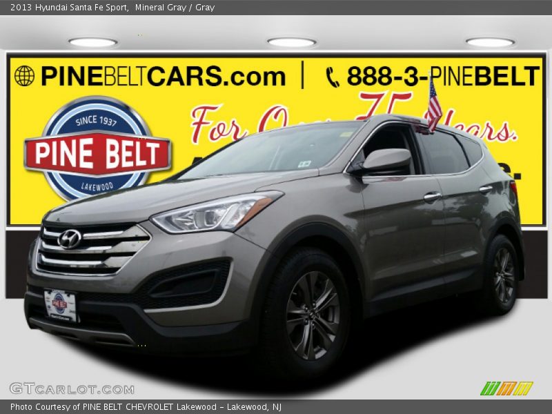 Mineral Gray / Gray 2013 Hyundai Santa Fe Sport