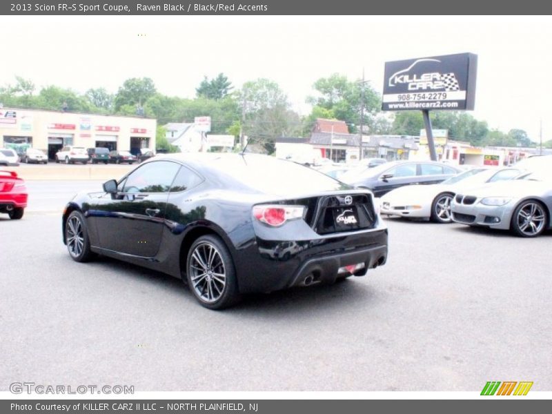 Raven Black / Black/Red Accents 2013 Scion FR-S Sport Coupe