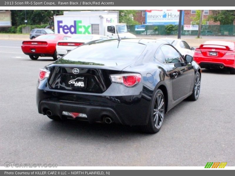 Raven Black / Black/Red Accents 2013 Scion FR-S Sport Coupe