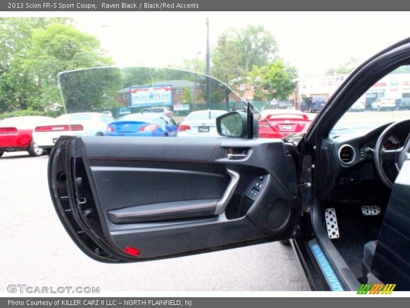 Raven Black / Black/Red Accents 2013 Scion FR-S Sport Coupe