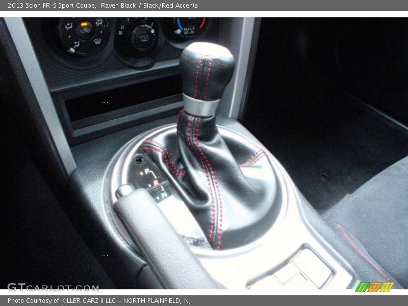 Raven Black / Black/Red Accents 2013 Scion FR-S Sport Coupe