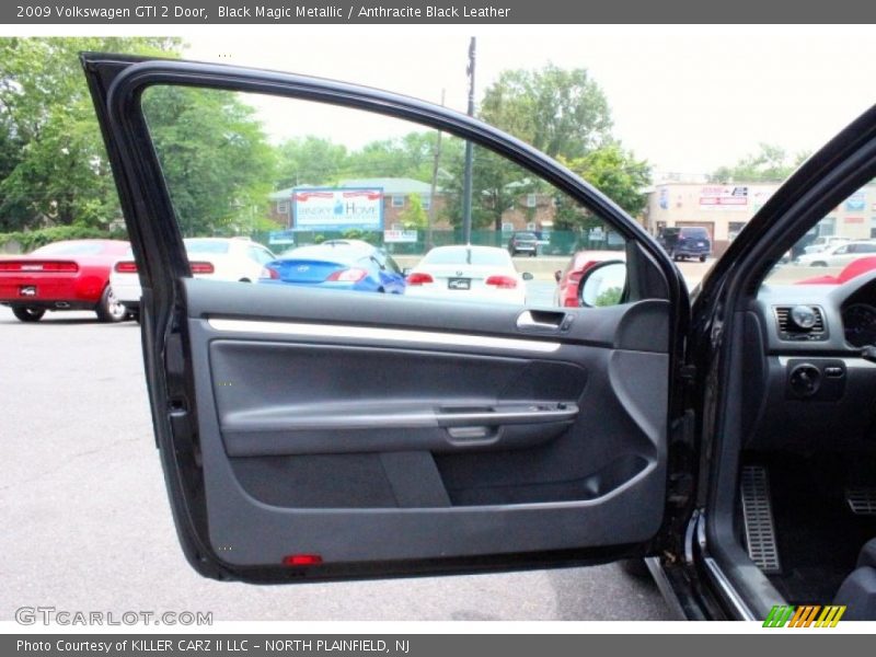 Black Magic Metallic / Anthracite Black Leather 2009 Volkswagen GTI 2 Door