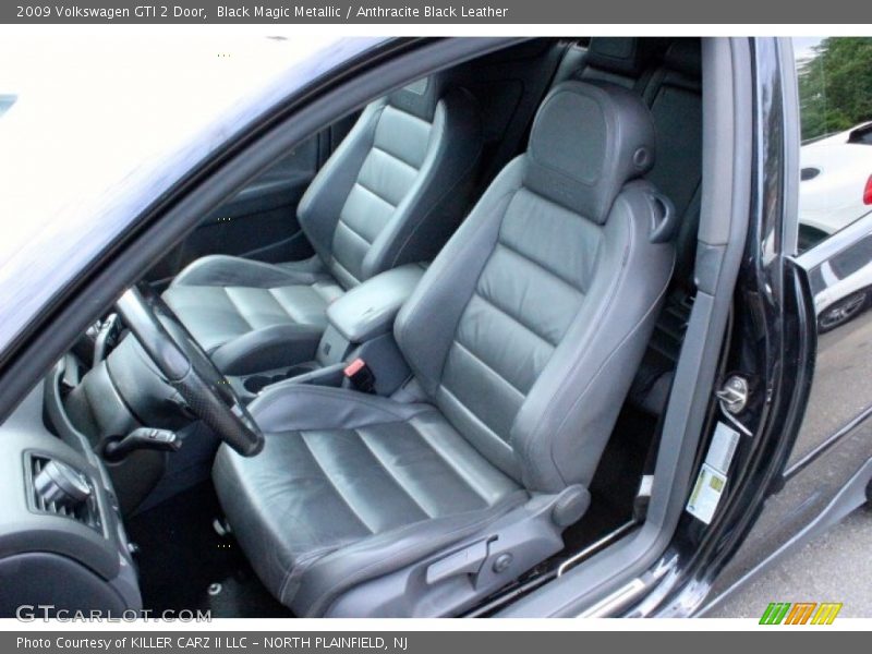 Black Magic Metallic / Anthracite Black Leather 2009 Volkswagen GTI 2 Door