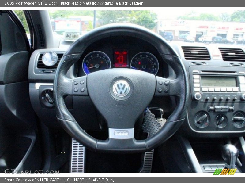 Black Magic Metallic / Anthracite Black Leather 2009 Volkswagen GTI 2 Door