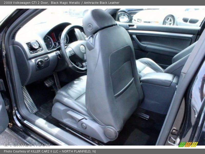 Black Magic Metallic / Anthracite Black Leather 2009 Volkswagen GTI 2 Door