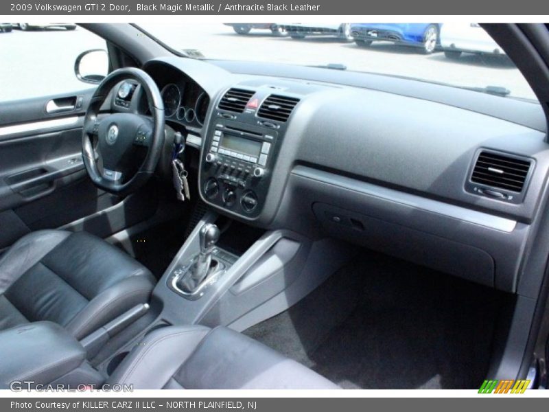 Black Magic Metallic / Anthracite Black Leather 2009 Volkswagen GTI 2 Door