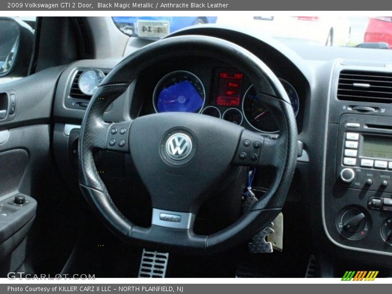 Black Magic Metallic / Anthracite Black Leather 2009 Volkswagen GTI 2 Door