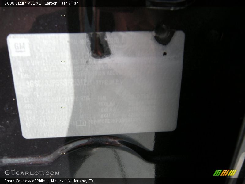 Carbon Flash / Tan 2008 Saturn VUE XE