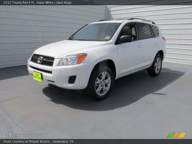 Super White / Sand Beige 2012 Toyota RAV4 I4