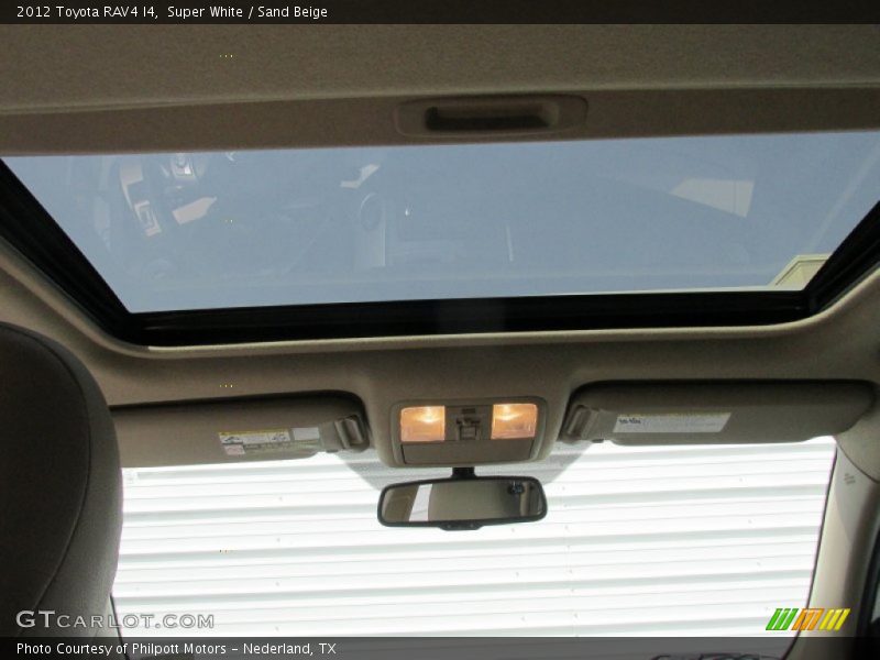 Super White / Sand Beige 2012 Toyota RAV4 I4