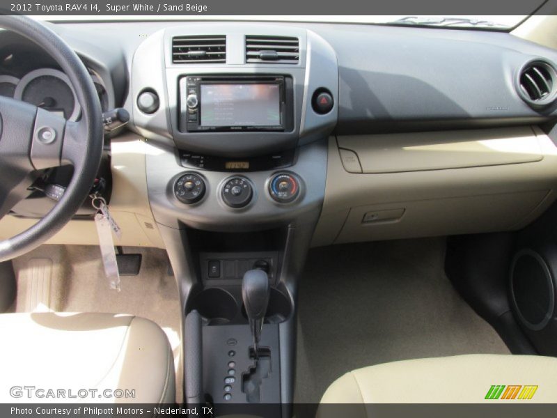 Super White / Sand Beige 2012 Toyota RAV4 I4