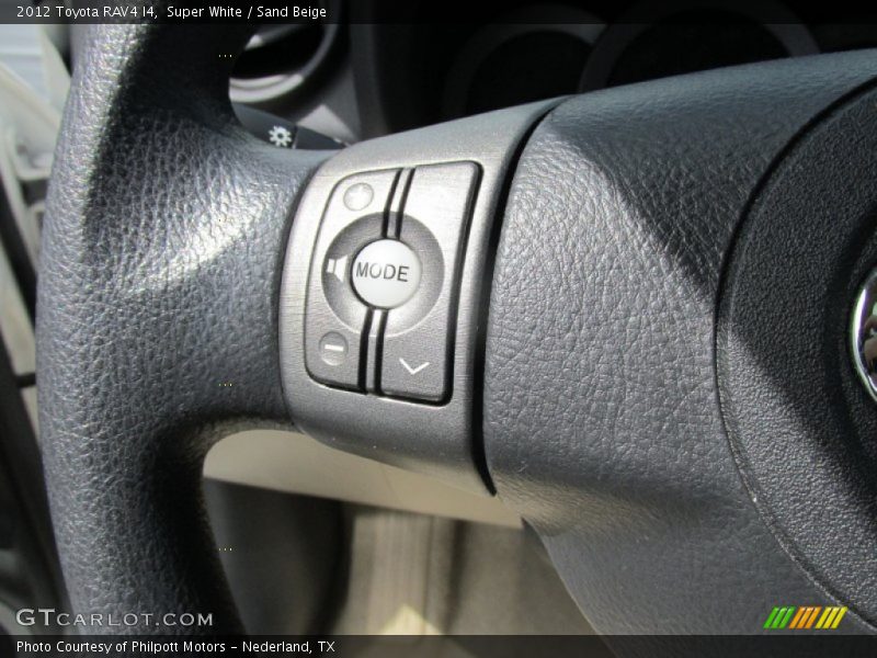 Super White / Sand Beige 2012 Toyota RAV4 I4