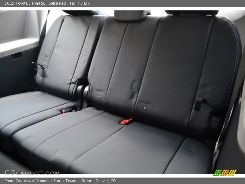 Salsa Red Pearl / Black 2015 Toyota Sienna SE