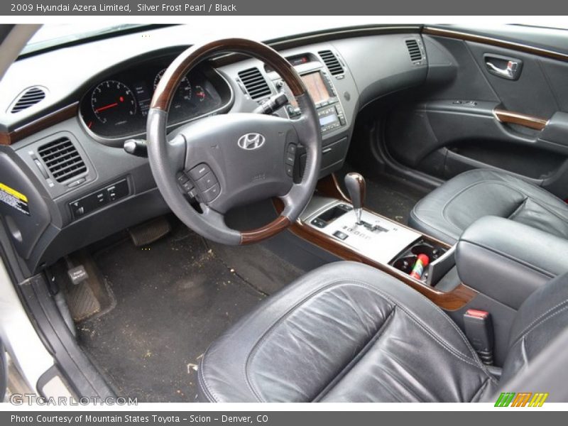 Silver Frost Pearl / Black 2009 Hyundai Azera Limited