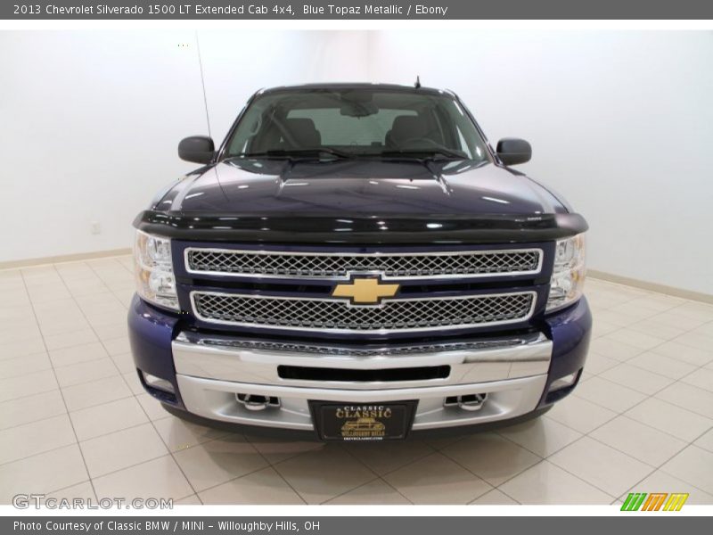 Blue Topaz Metallic / Ebony 2013 Chevrolet Silverado 1500 LT Extended Cab 4x4