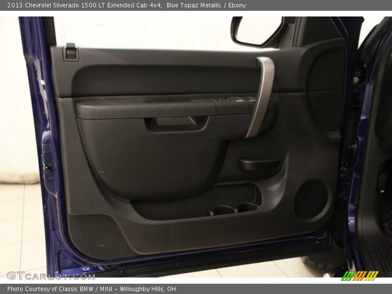 Blue Topaz Metallic / Ebony 2013 Chevrolet Silverado 1500 LT Extended Cab 4x4