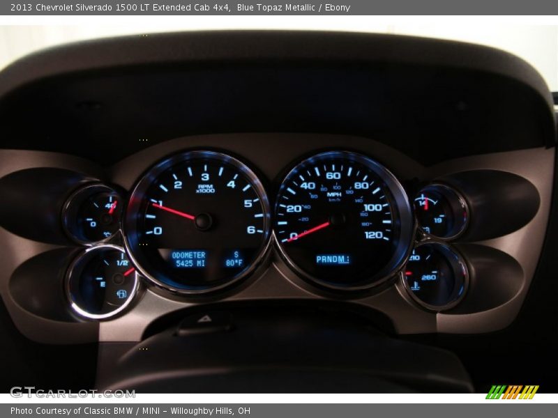 Blue Topaz Metallic / Ebony 2013 Chevrolet Silverado 1500 LT Extended Cab 4x4