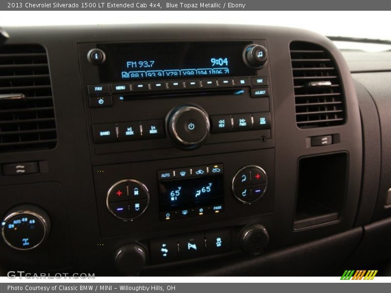 Blue Topaz Metallic / Ebony 2013 Chevrolet Silverado 1500 LT Extended Cab 4x4