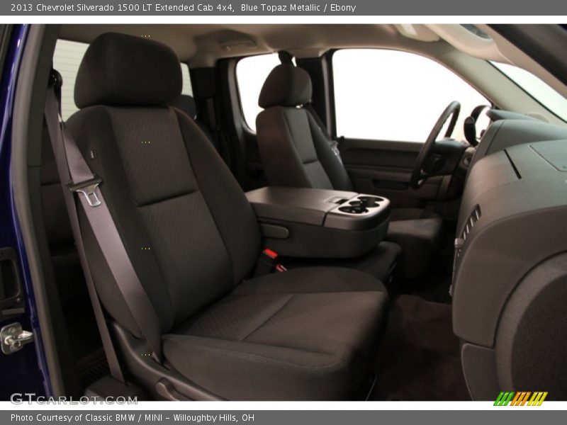 Blue Topaz Metallic / Ebony 2013 Chevrolet Silverado 1500 LT Extended Cab 4x4
