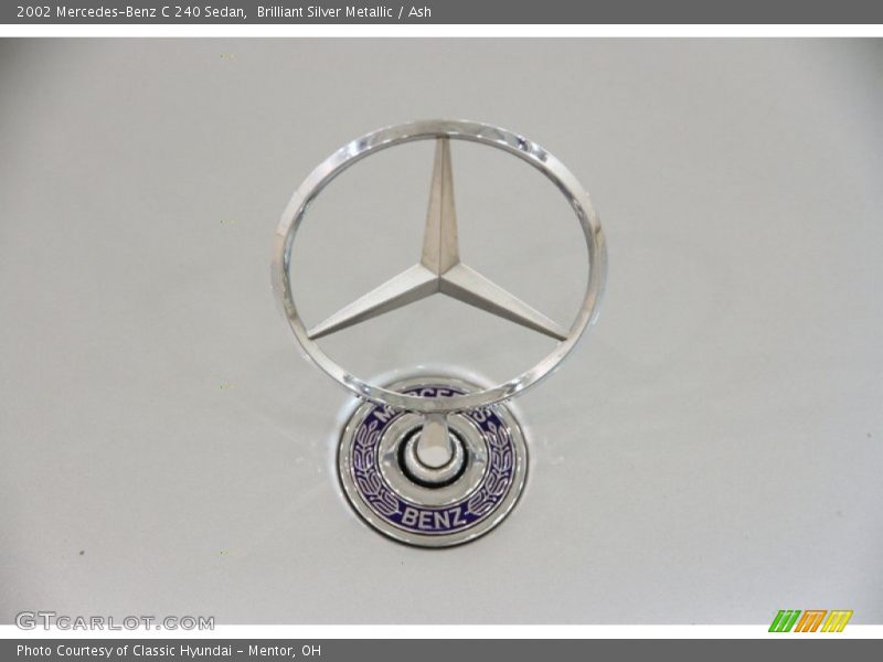 Brilliant Silver Metallic / Ash 2002 Mercedes-Benz C 240 Sedan