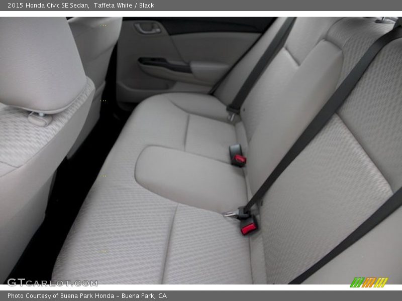 Taffeta White / Black 2015 Honda Civic SE Sedan