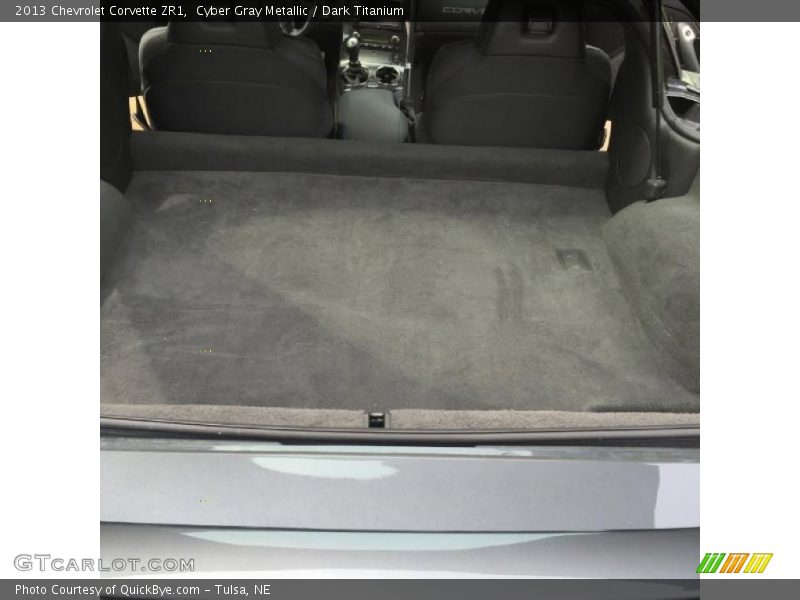 Cyber Gray Metallic / Dark Titanium 2013 Chevrolet Corvette ZR1