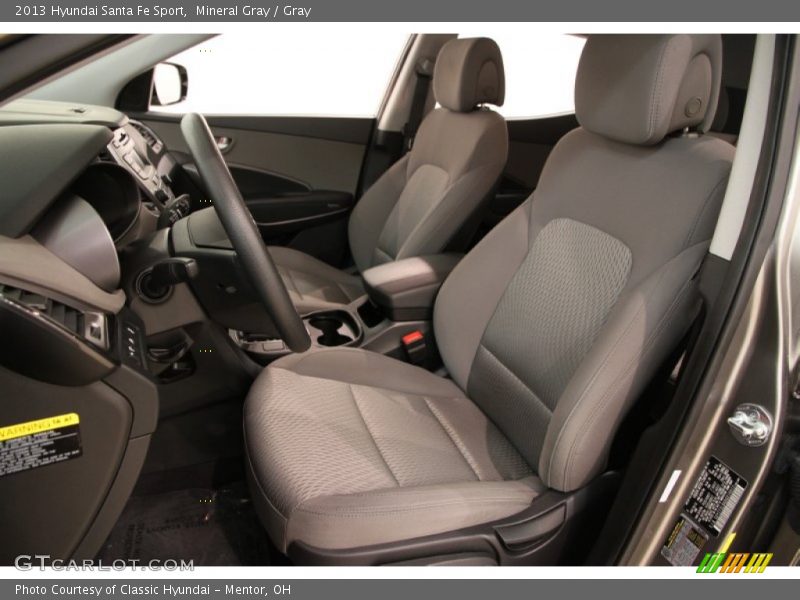 Mineral Gray / Gray 2013 Hyundai Santa Fe Sport