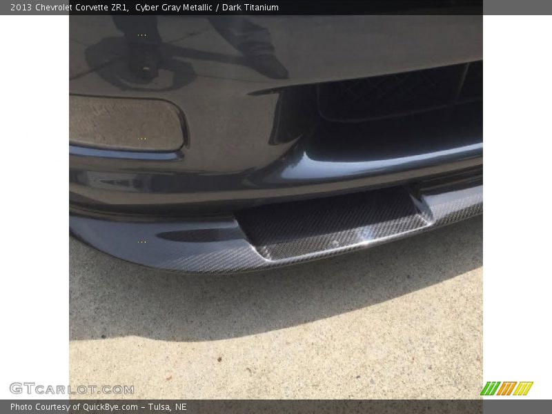 Cyber Gray Metallic / Dark Titanium 2013 Chevrolet Corvette ZR1