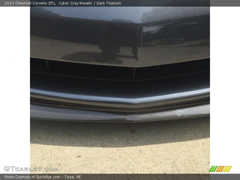 Cyber Gray Metallic / Dark Titanium 2013 Chevrolet Corvette ZR1
