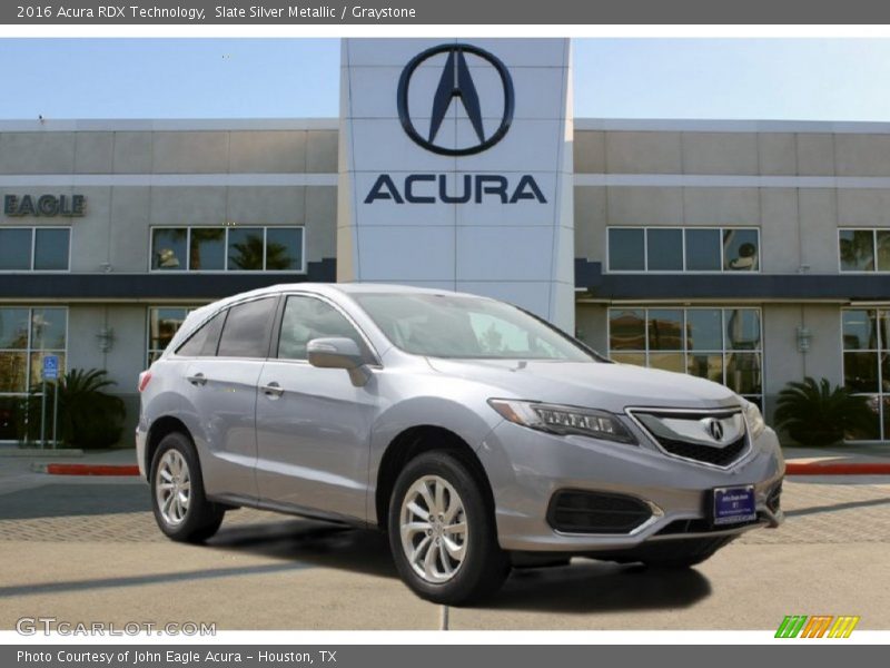 Slate Silver Metallic / Graystone 2016 Acura RDX Technology
