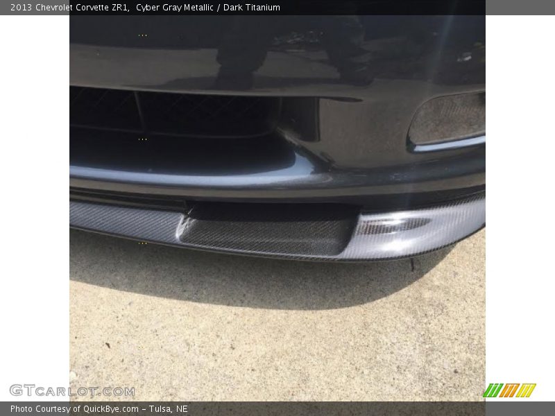 Cyber Gray Metallic / Dark Titanium 2013 Chevrolet Corvette ZR1