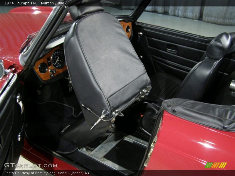 Maroon / Black 1974 Triumph TR6