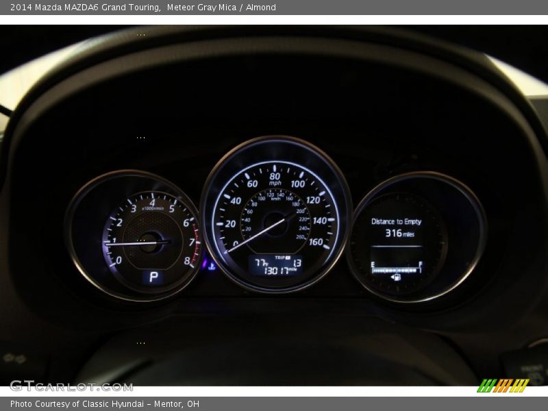 Meteor Gray Mica / Almond 2014 Mazda MAZDA6 Grand Touring