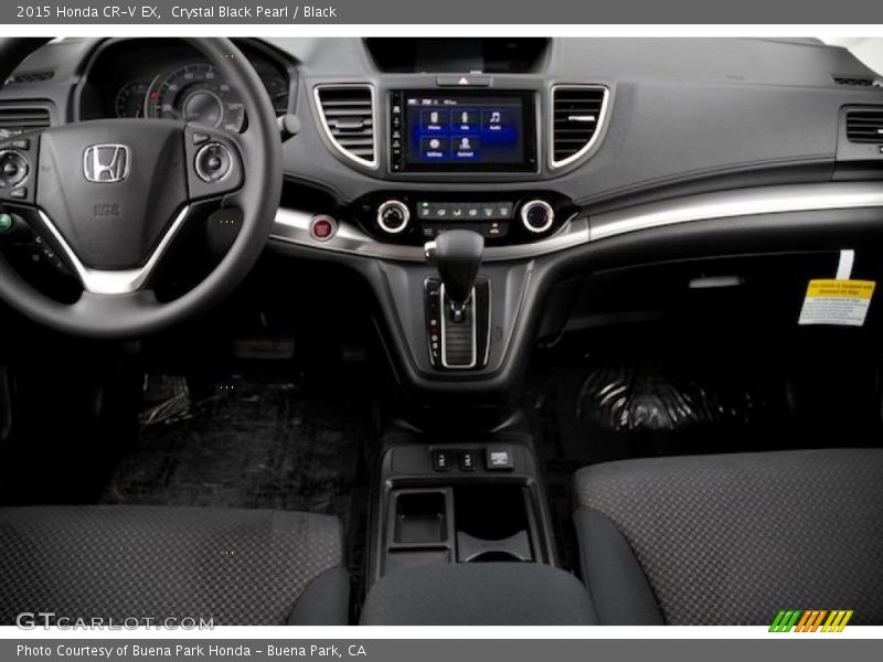 Crystal Black Pearl / Black 2015 Honda CR-V EX