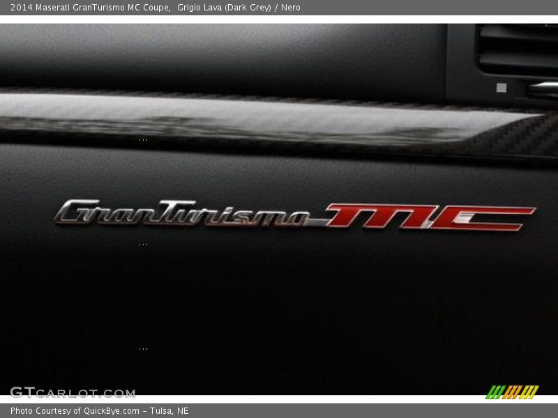 Grigio Lava (Dark Grey) / Nero 2014 Maserati GranTurismo MC Coupe