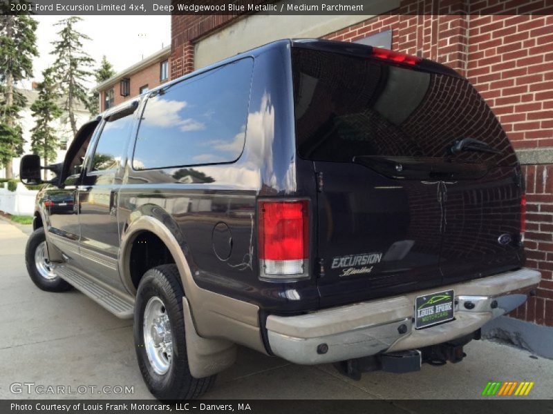Deep Wedgewood Blue Metallic / Medium Parchment 2001 Ford Excursion Limited 4x4