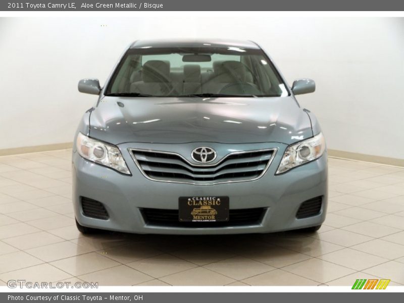 Aloe Green Metallic / Bisque 2011 Toyota Camry LE