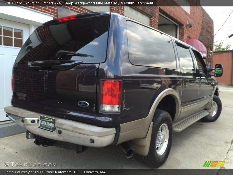 Deep Wedgewood Blue Metallic / Medium Parchment 2001 Ford Excursion Limited 4x4