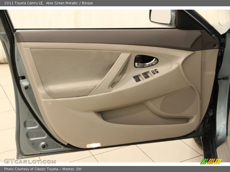 Aloe Green Metallic / Bisque 2011 Toyota Camry LE