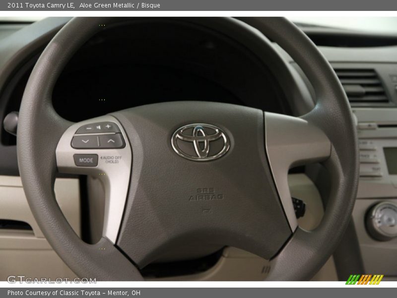 Aloe Green Metallic / Bisque 2011 Toyota Camry LE