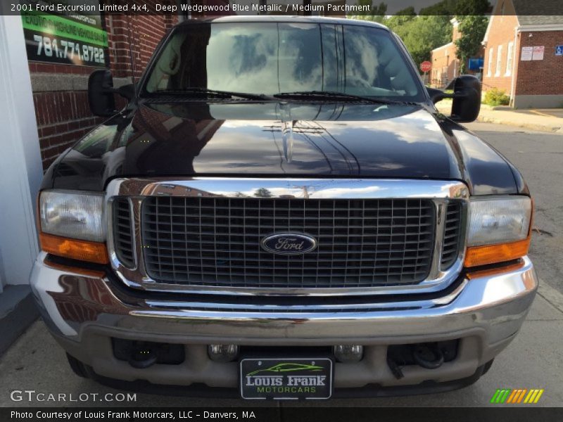 Deep Wedgewood Blue Metallic / Medium Parchment 2001 Ford Excursion Limited 4x4