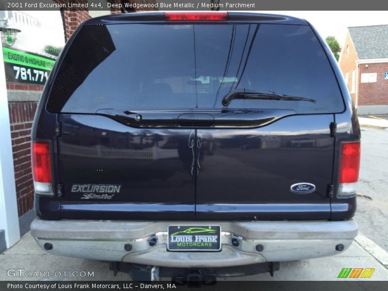 Deep Wedgewood Blue Metallic / Medium Parchment 2001 Ford Excursion Limited 4x4