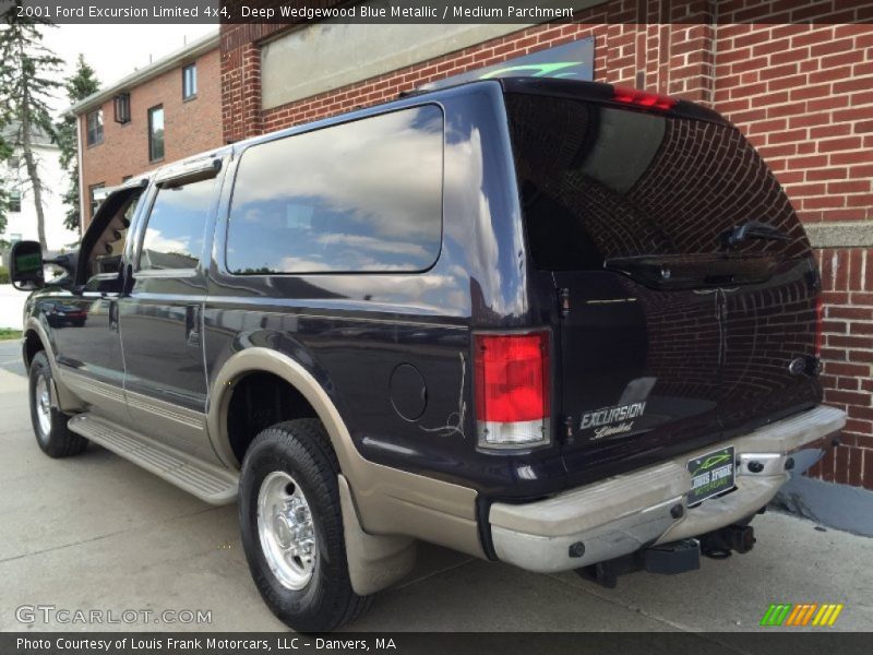 Deep Wedgewood Blue Metallic / Medium Parchment 2001 Ford Excursion Limited 4x4