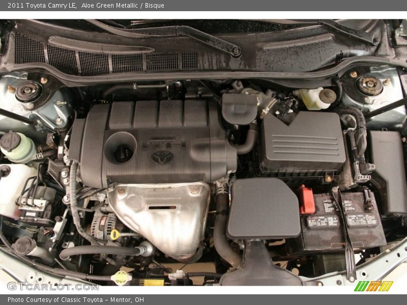 Aloe Green Metallic / Bisque 2011 Toyota Camry LE