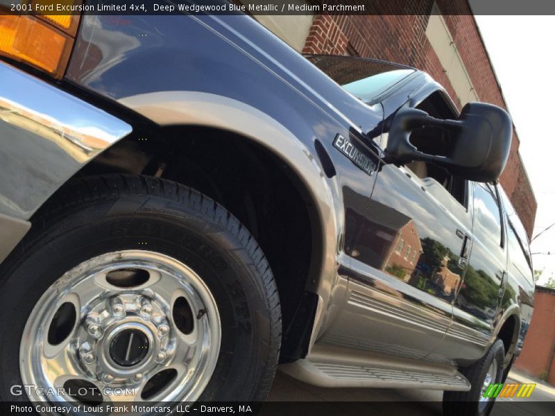 Deep Wedgewood Blue Metallic / Medium Parchment 2001 Ford Excursion Limited 4x4