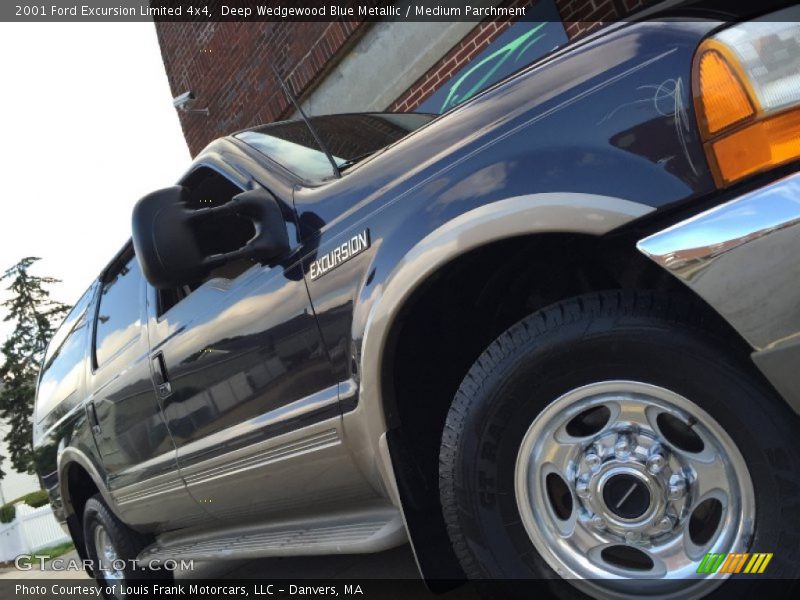 Deep Wedgewood Blue Metallic / Medium Parchment 2001 Ford Excursion Limited 4x4